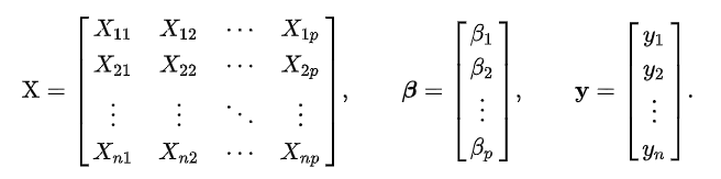 Ordinary Least Squares for Multiple Linear Regression